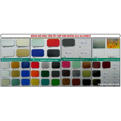 Tấm Ốp Nhôm  Nhựa Alu Alcorest