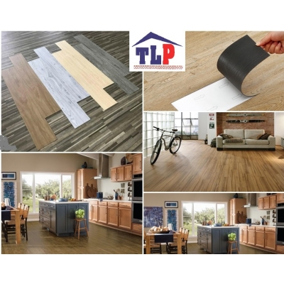 Sàn nhựa giả gỗ có keo sẵn